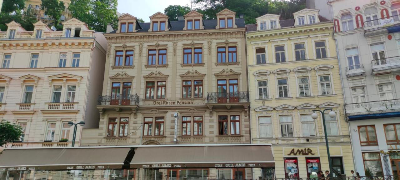 Pension Drei Rosen Karlsbad Exterior foto